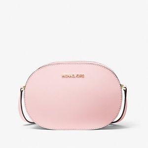 Jet Set Travel Medium  Saffiano Leather Crossbody Bag Michael Kors